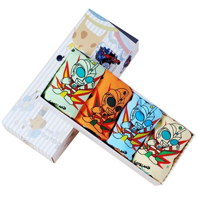 Детски комплект от боксерки и слипове за момчета - миньоните, маймунка, влакче - топ модели в 4 броя