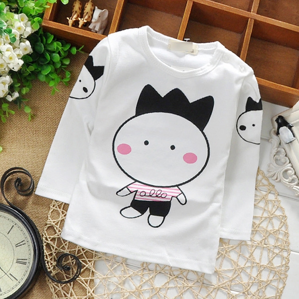 Детска тениска с жирафче и други анимационни герои за момчета и момичета