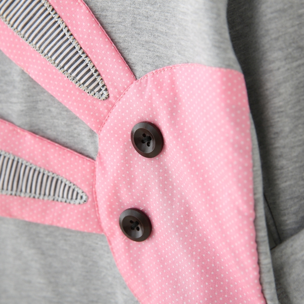 Детска пролетна тениска със зайче