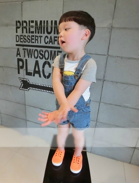 Детски дънков гащеризон за момчета и  момичета