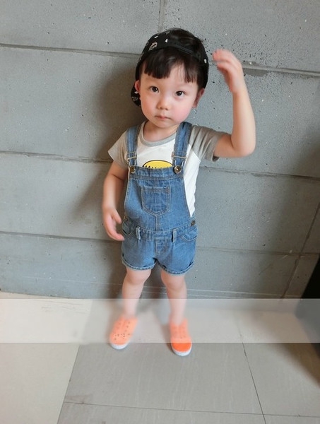 Детски дънков гащеризон за момчета и  момичета