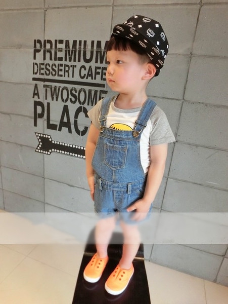 Детски дънков гащеризон за момчета и  момичета