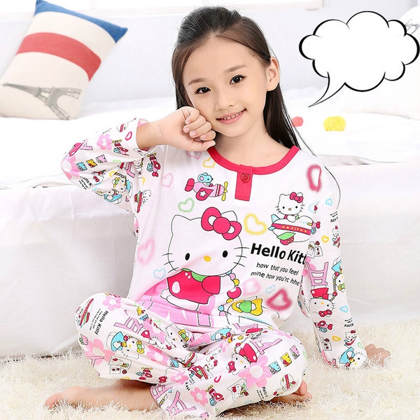 Пролетни детски пижами за момичета и момчета Снежанка,Хелоу Кити,маймунка и други - 13 модела