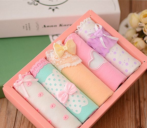 Детско бельо за момичета - различни варианти в комплект от 5 броя 