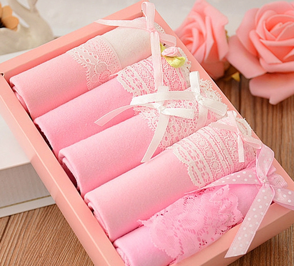 Детско бельо за момичета - различни варианти в комплект от 5 броя 