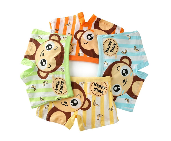 Комплект детски гащи за момчета - 4 броя в кутия 