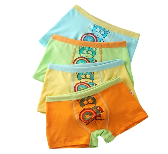Комплект детски гащи за момчета - 4 броя в кутия 