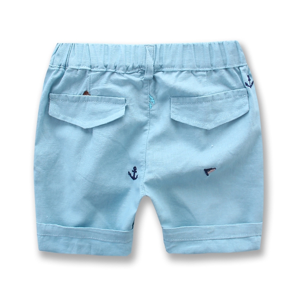 Детски къси сини  панталони за момчета