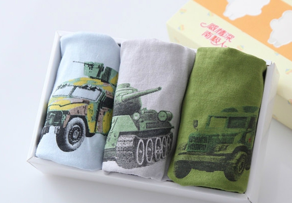 Детско памучно бельо за момчета и момичета - 3 броя