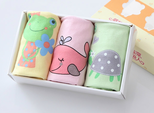 Детско памучно бельо за момчета и момичета - 3 броя