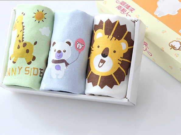 Детско памучно бельо за момчета и момичета - 3 броя