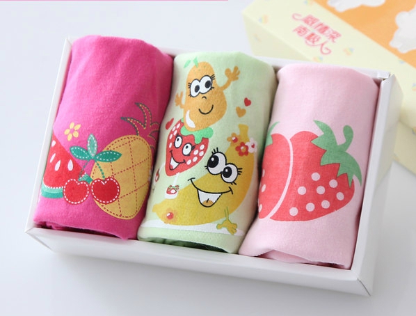 Детско памучно бельо за момчета и момичета - 3 броя