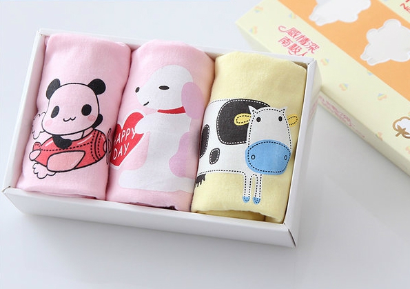 Детско памучно бельо за момчета и момичета - 3 броя