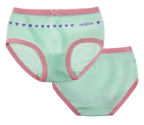 Памучно детско бельо за момичета - лилаво, жълто, розово, синьо, зелено и бежово