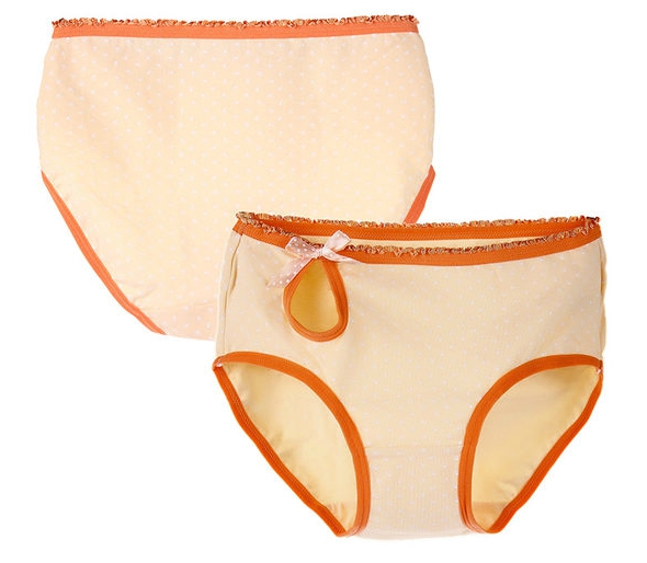 Памучно детско бельо за момичета - лилаво, жълто, розово, синьо, зелено и бежово