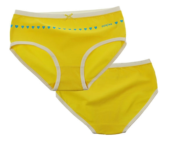 Памучно детско бельо за момичета - лилаво, жълто, розово, синьо, зелено и бежово