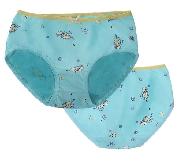 Памучно детско бельо за момичета - лилаво, жълто, розово, синьо, зелено и бежово