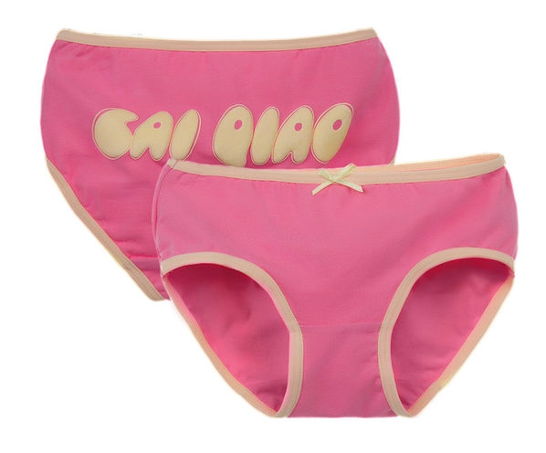 Памучно детско бельо за момичета - лилаво, жълто, розово, синьо, зелено и бежово