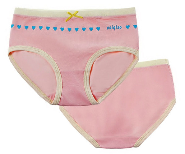 Памучно детско бельо за момичета - лилаво, жълто, розово, синьо, зелено и бежово