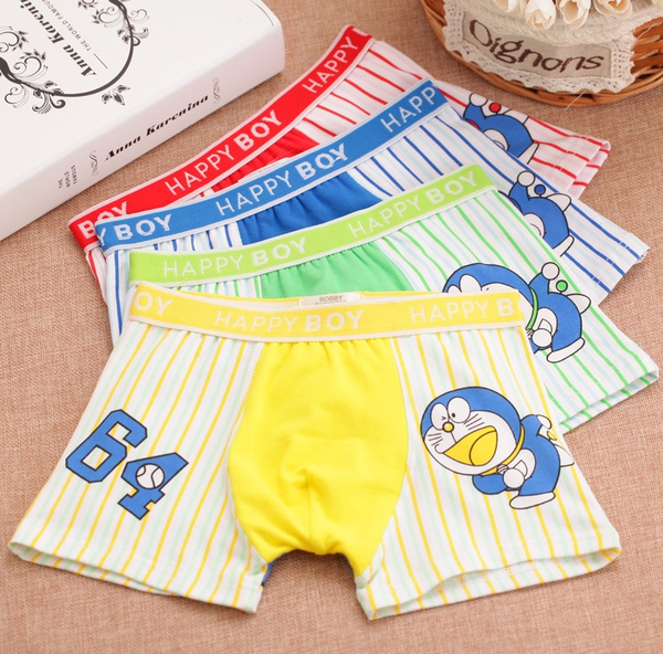 Комплект детски боксерки от 4 броя - различни анимации за момчета