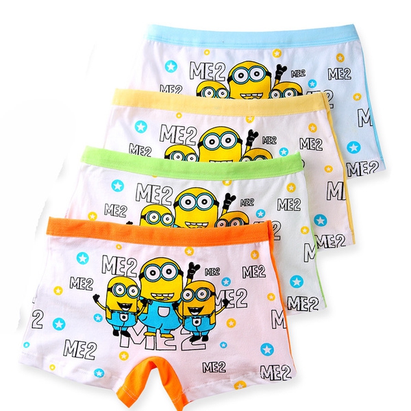 Комплект детски боксерки от 4 броя - различни анимации за момчета