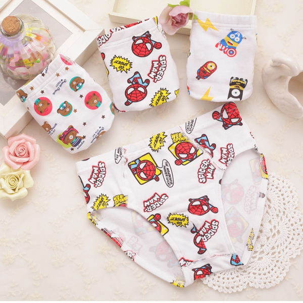 Комплект детски боксерки от 4 броя - различни анимации за момчета