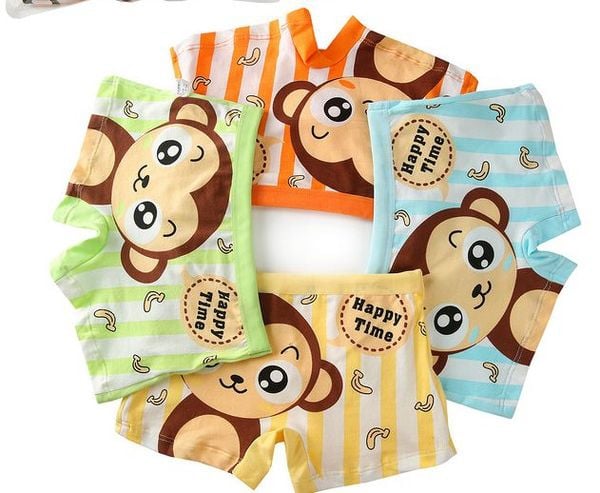 Комплект детски боксерки от 4 броя - различни анимации за момчета