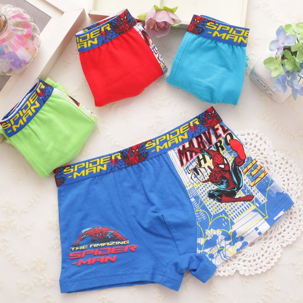 Комплект детски боксерки от 4 броя - различни анимации за момчета