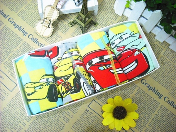 Детски боксерки за момчета - Карс - комплект в 4 броя