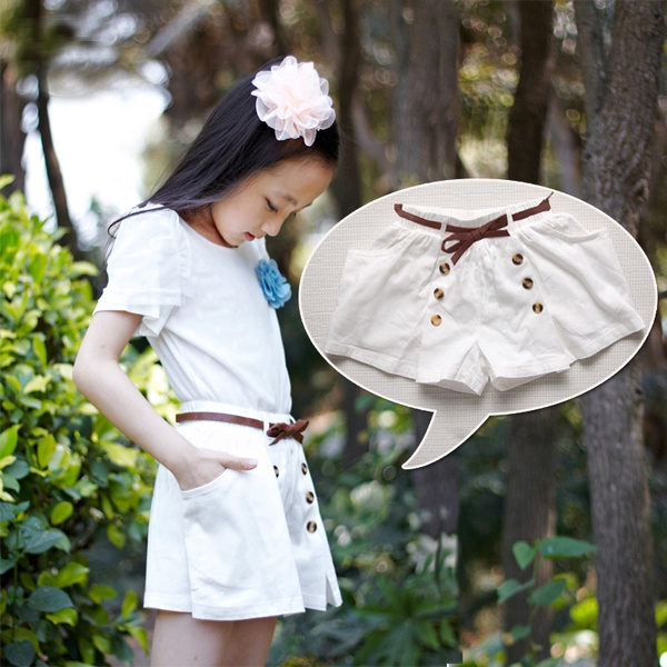 Стилни детски летни къси панталони за момичета - 6 модела 