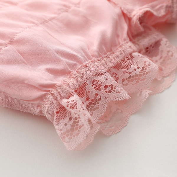 Детски летни къси панталони с дантела за момичета - 2 модела  