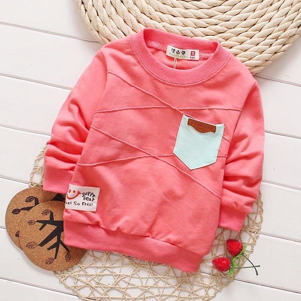 Παιδική μπλούζα για αγόρια σε μοβ κίτρινο και ροζ χρώμα