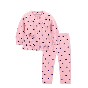 Детски пролетни пижами за момчета и момичета в розов,син и бял цвят - различни модели