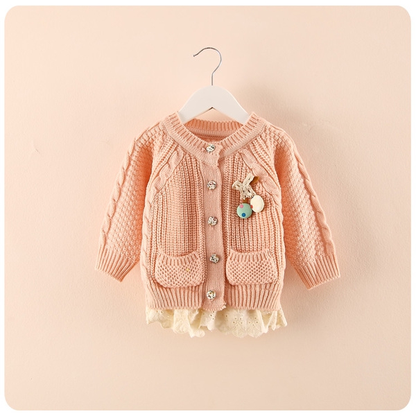 Ανοιξιάτικη ζακέτα για κορίτσια σε τρεις αποχρώσεις