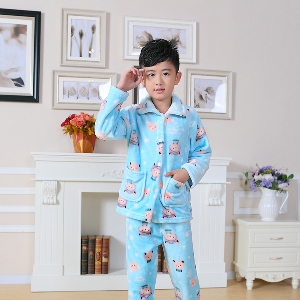 Зимни детски пижами за момчета и момичета - 18 модела