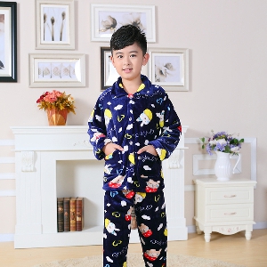 Зимни детски пижами за момчета и момичета - 18 модела