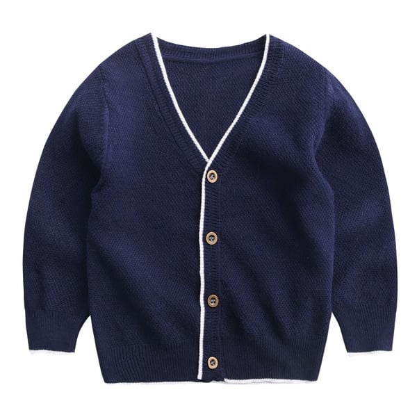 Παιδική ζακέτα  σε τρία χρώματα -  σκούρο μπλε γκρι και ανοιχτό μπλε