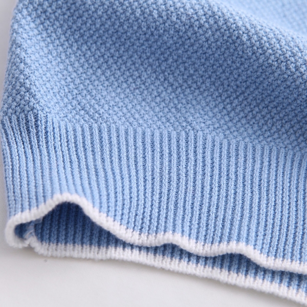 Παιδική ζακέτα  σε τρία χρώματα -  σκούρο μπλε γκρι και ανοιχτό μπλε