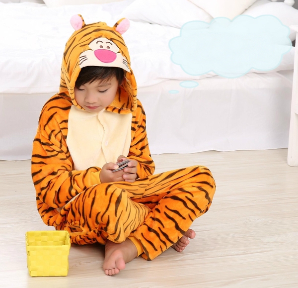 Детска зимна пижама за момчета и момичета - 21 модела