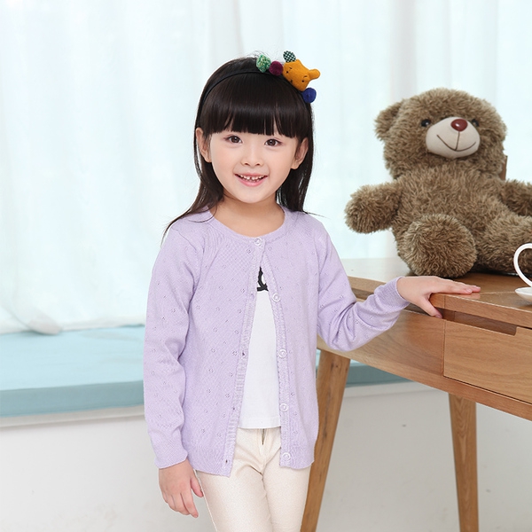 Детска ежедневна жилетка в три различни цвята за момичета