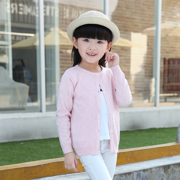 Детска ежедневна жилетка в три различни цвята за момичета