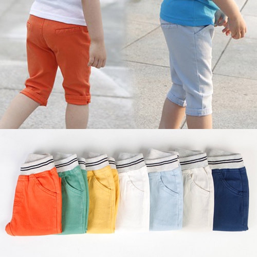Детски къси цветни панталони за момичета и момчета 