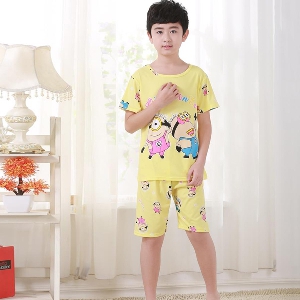 Детски летни пижами за момчета и момичета - Мики Маус,Хелоу Кити,Спондж Боб,Снежанка и други