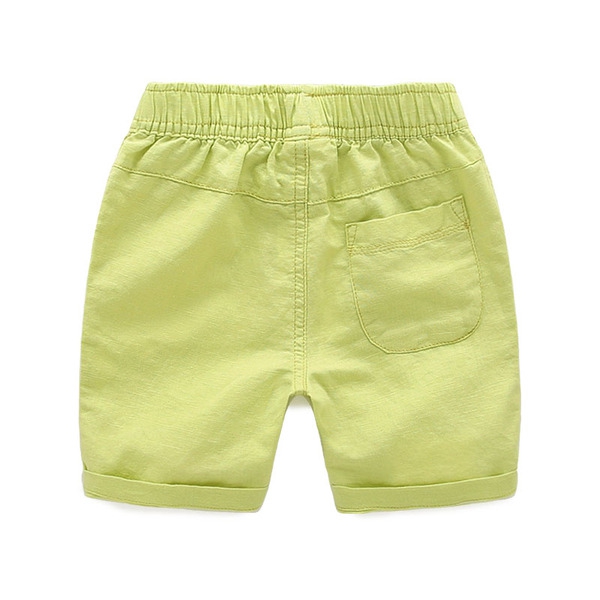 Детски  цветни къси панталони за момчета с връзка - 5 модела 