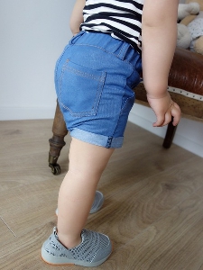 Летни  детски къси панталони от деним за момчета - 3 модела 