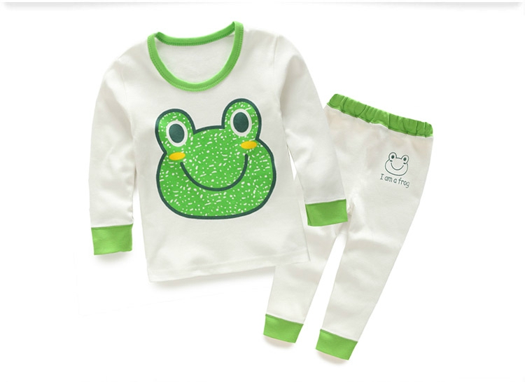 Детска пролетна пижама за момичета и момчета с пчеличка,жабка,зайче и други - 9 различни модела