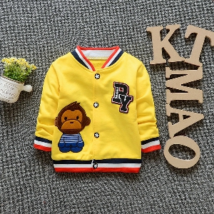 Baby πουλόβερ με κουμπιά και μαϊμού