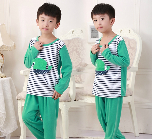 Детска пролетна пижама за момчета - 11 модела