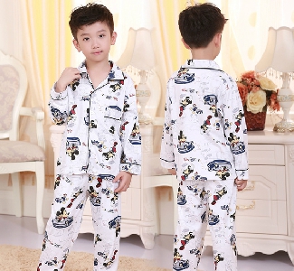 Детска пролетна пижама за момчета - 11 модела