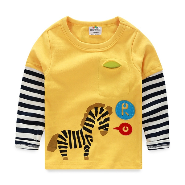 Детски тениски за момчета бял оранжев и зелен цвят